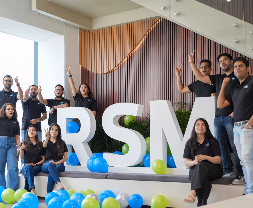 The team in India embraces the firm's spirit. Note that RSM India is a different firm.