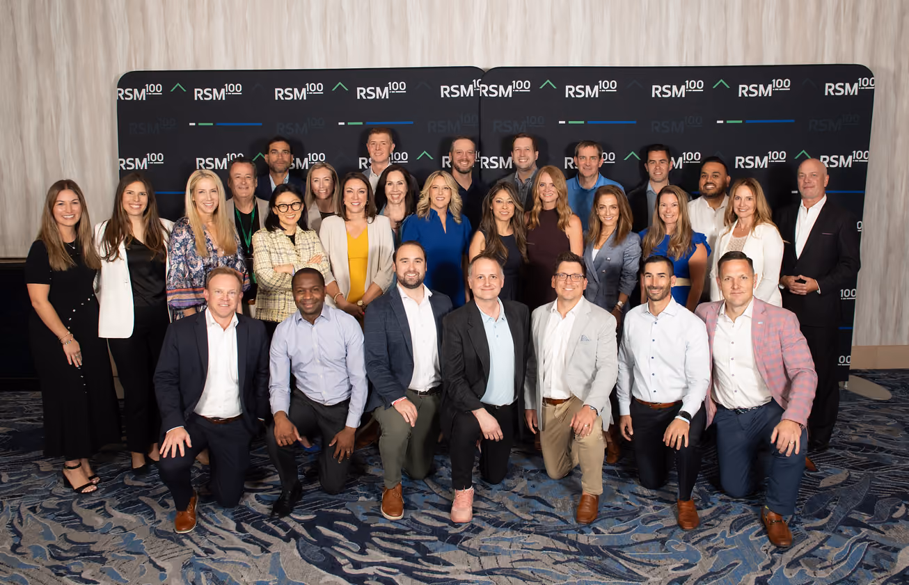 Group shot of RSM IEP participants and alumni coming together at the 2026 Owners meeting