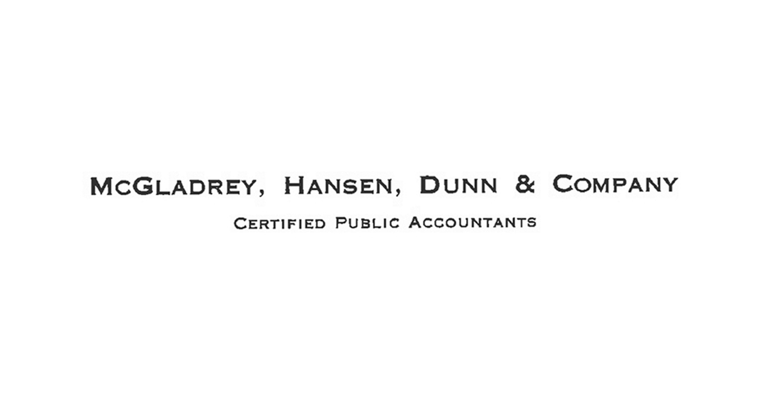 McGladrey, Hansen, Dunn & Company logo (1939–1978)